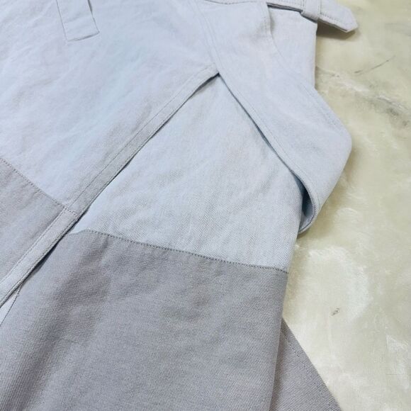 Christopher Esber Kimono Wrapped Chalk Skirt Cotton/Linen NWT 8 - Picture 2 of 8